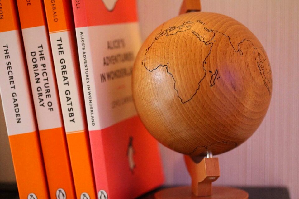 Globe travel book