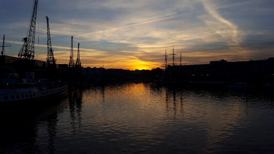 England reflection sky photo