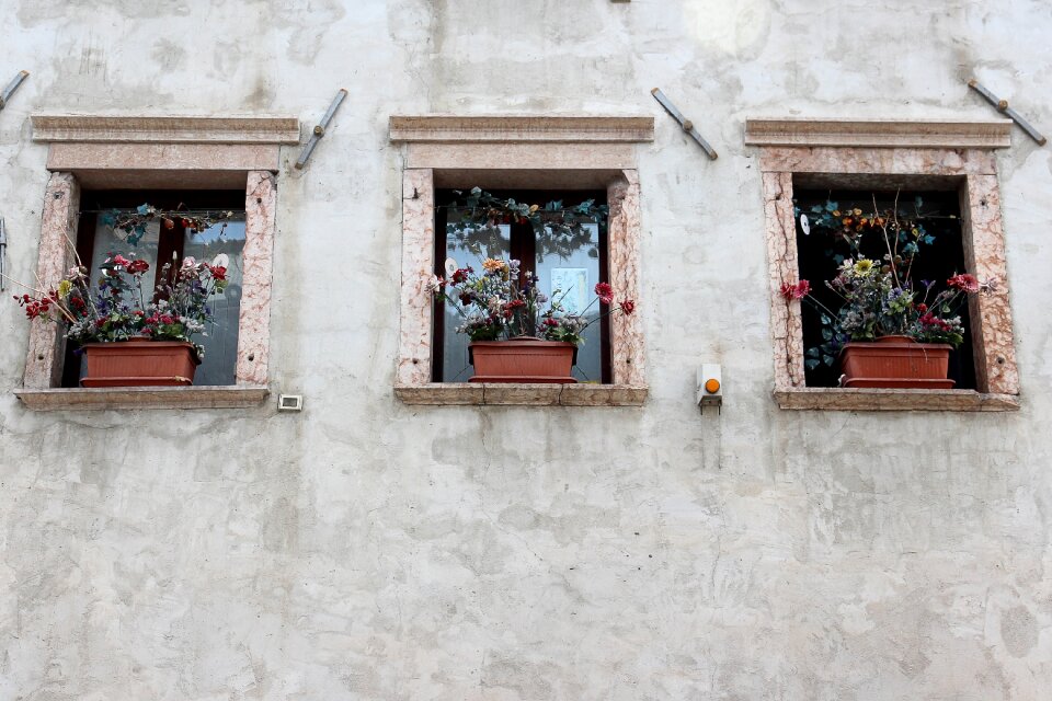 Facade historically weathered