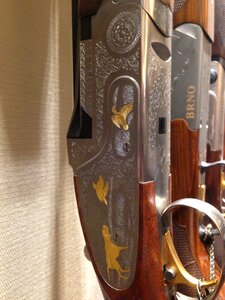 Gold inlay rifle