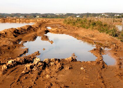 Walking path impassable blockade
