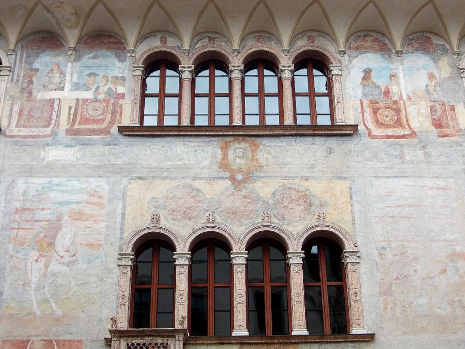 Facade historically weathered