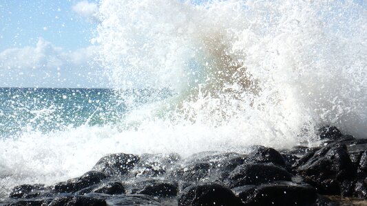 Black rock splash mayotte