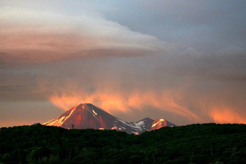The volcano avachinsky nipple kamchatka photo