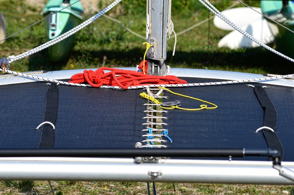 Rope sailboat winch