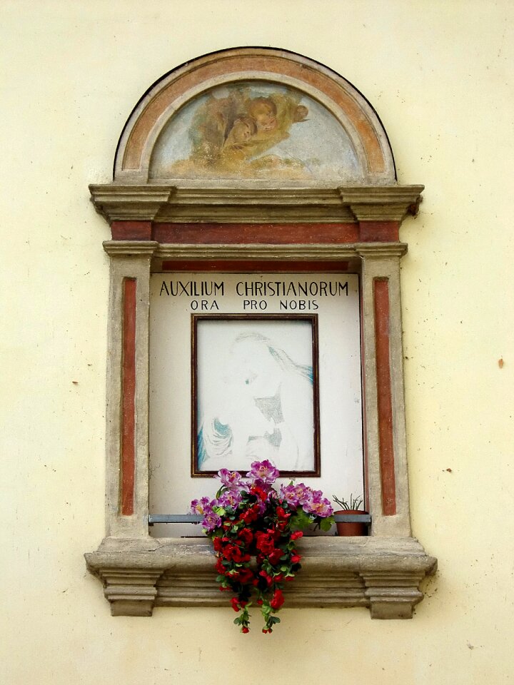 Facade historically weathered