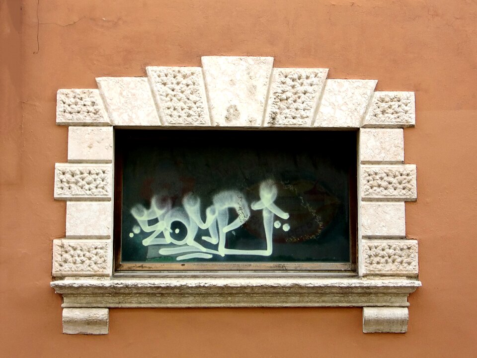 Facade historically weathered