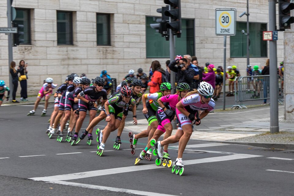 Berlin marathon skater