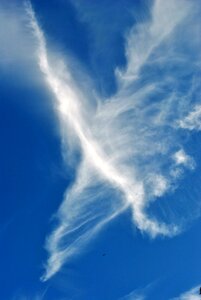Sky vapour trails detail