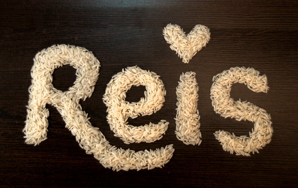 Eat grain of rice word