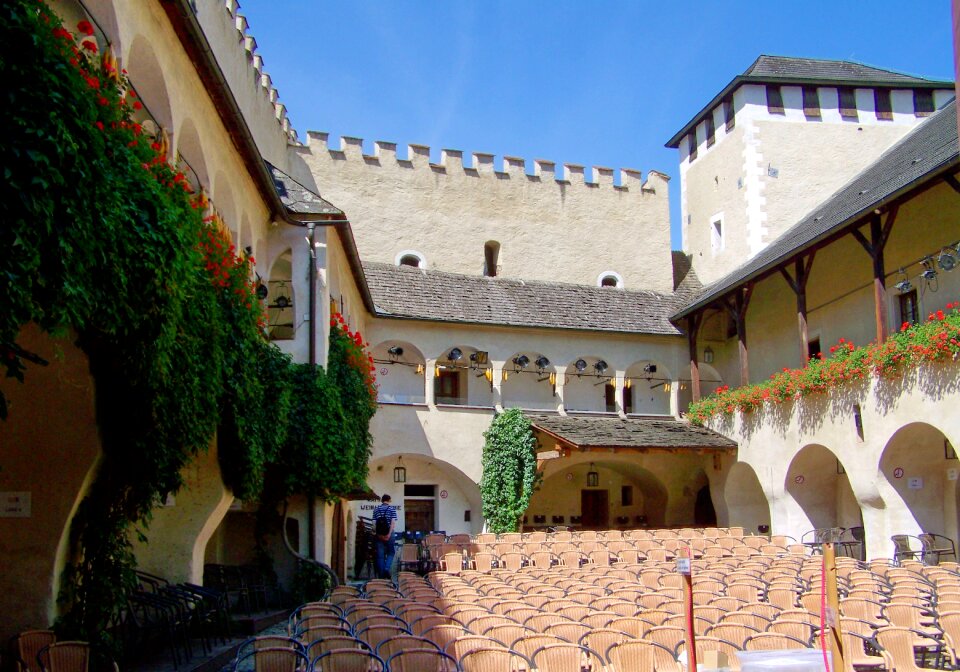 Outdoor theatre ancient walls architecture