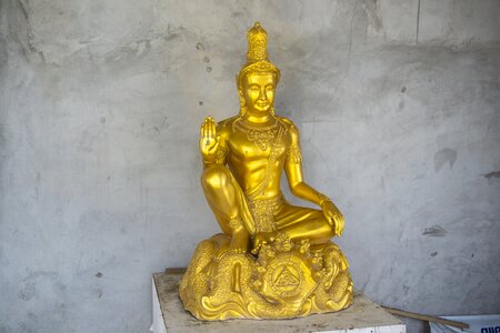 Buddah gold thailand photo