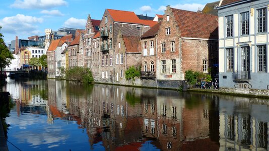 Channel architecture medieval town