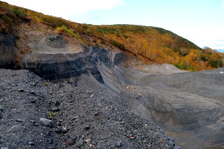 Perlite stones road