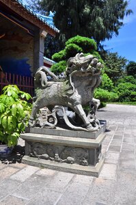 Chinese guardian chinese lion photo