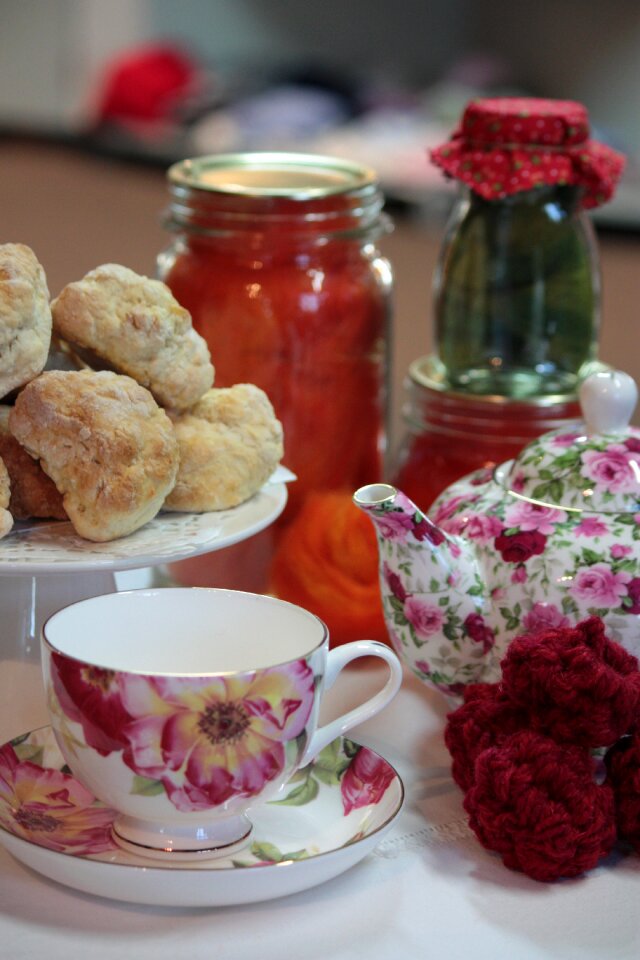 Preserves drink cake photo