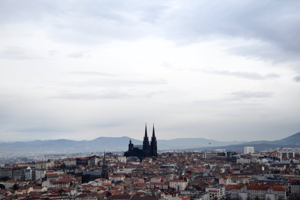 Cathedral landscape city