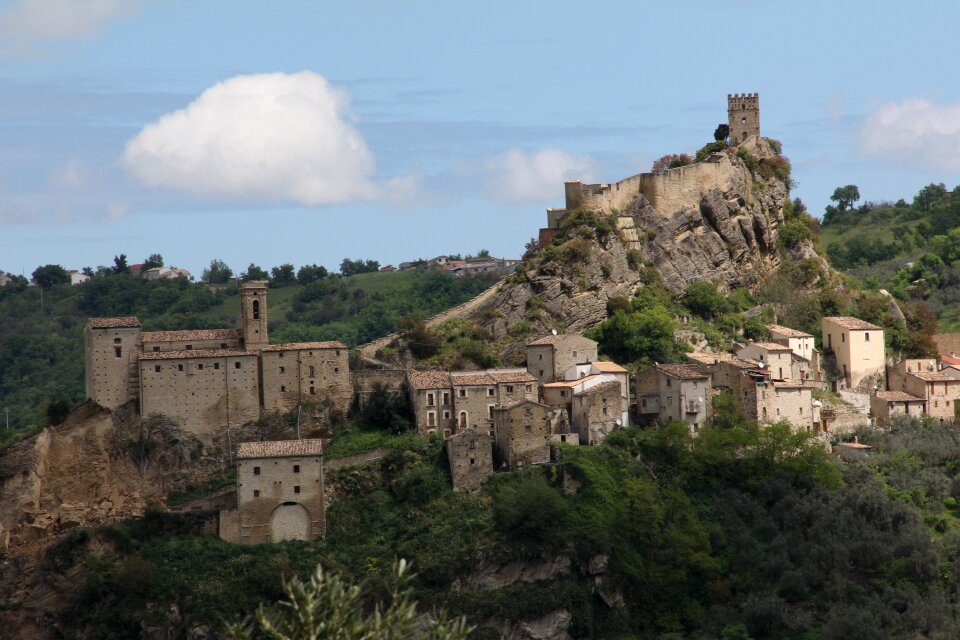Castle roccascalegna medieval