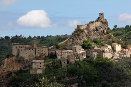 Castle roccascalegna medieval