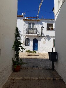 White village altea spain photo