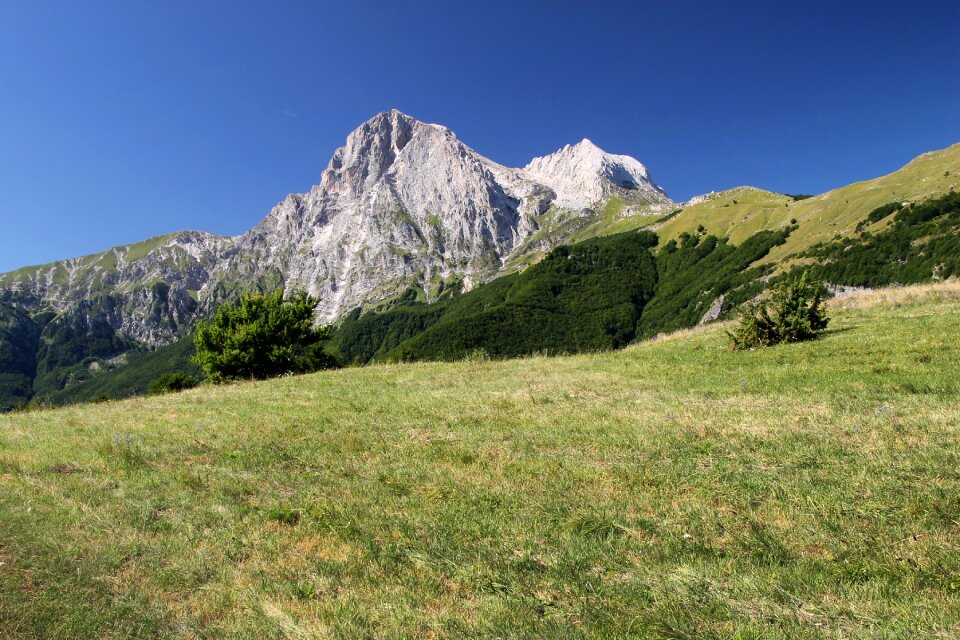 Trekking the apennines landscape