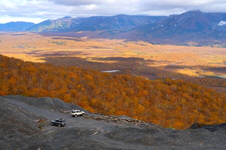 Perlite stones road photo