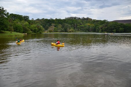 Lake paddle boat kayak photo