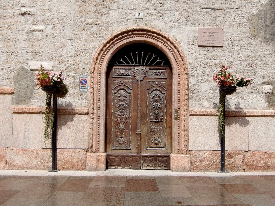 Old door house entrance old