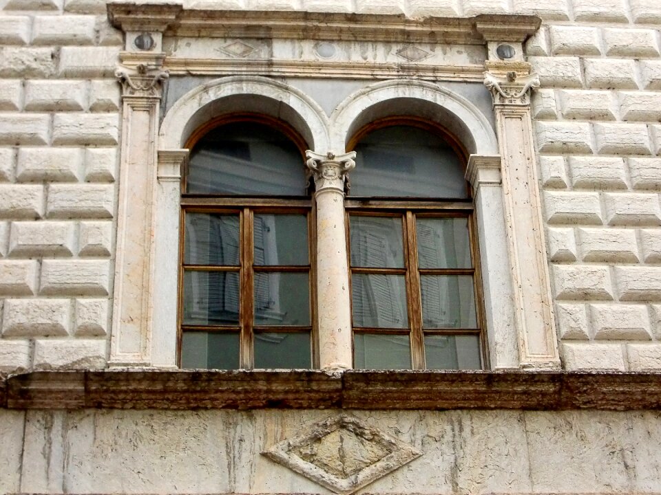 Facade historically weathered