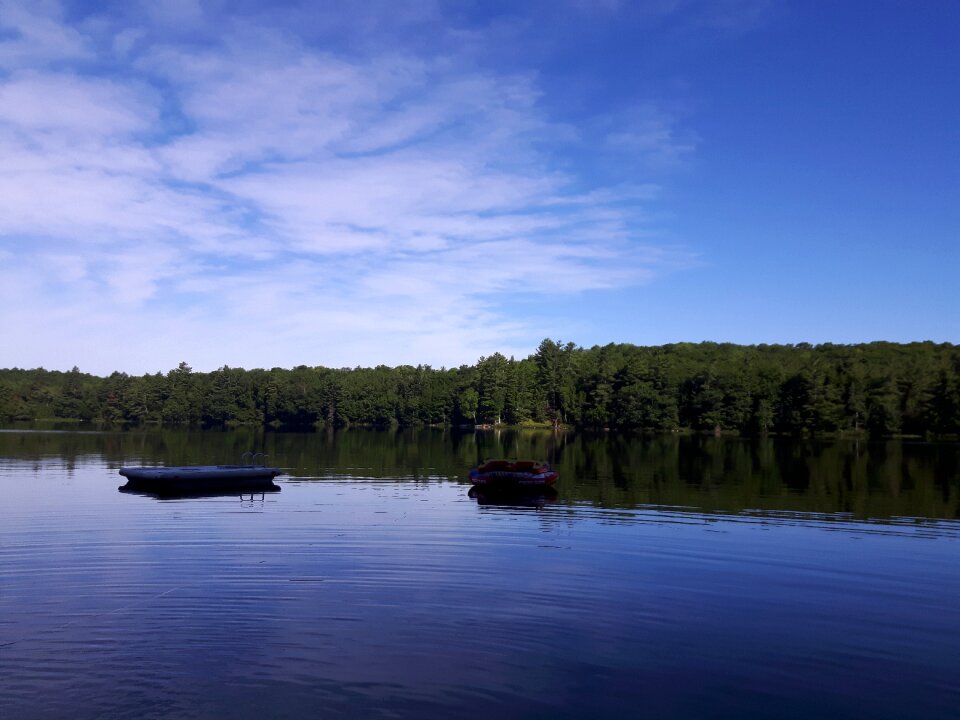 Water with dock dock water