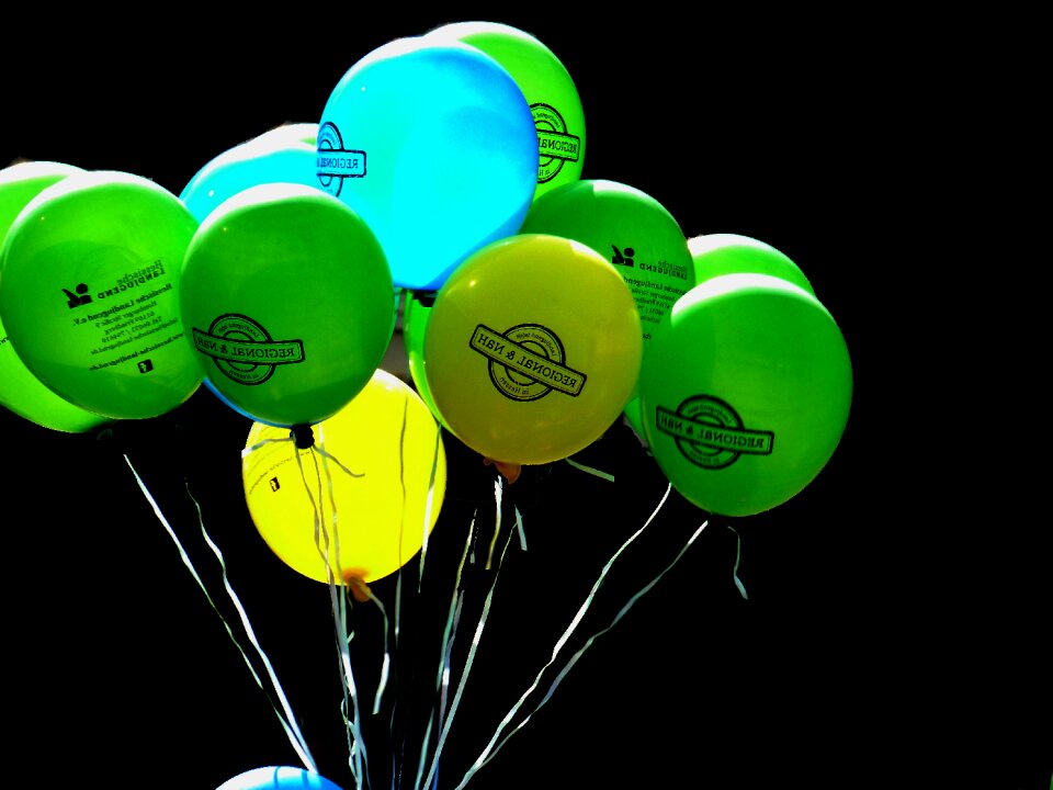 Children's birthday color knallbunt