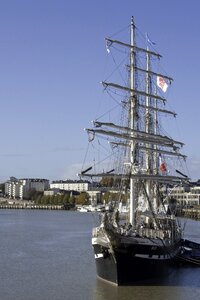 Boat the belem three-masted