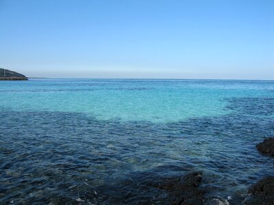 Jeju sea emerald sea coastal photo