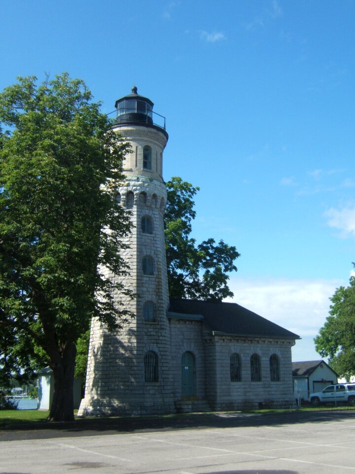 Travel landmark building