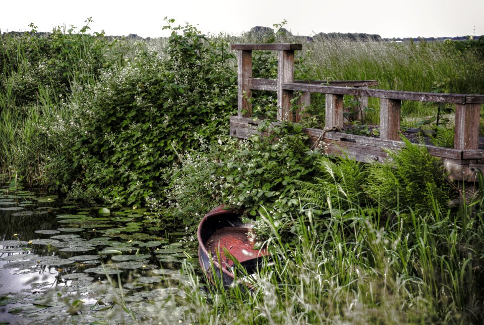 Canal ship abandoned