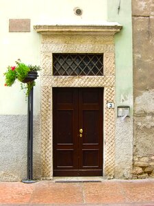 Old door house entrance old photo