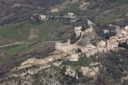 Castle roccascalegna medieval