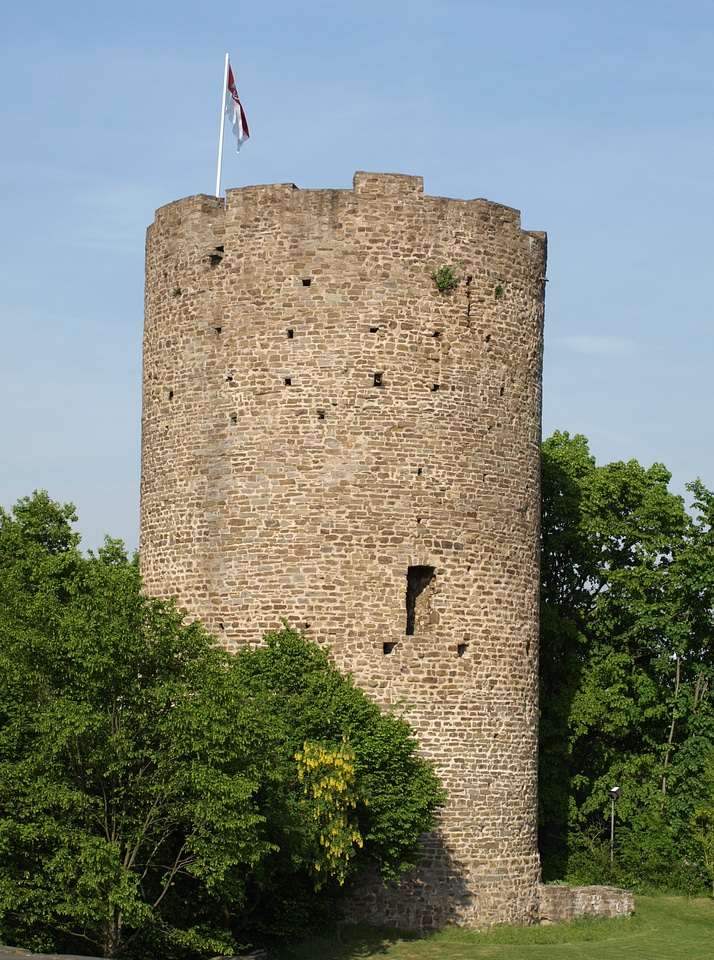 Middle ages masonry castle