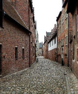 Center street scene town