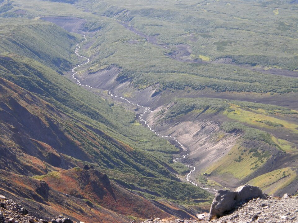 Nipple the foot of the volcano landscape photo