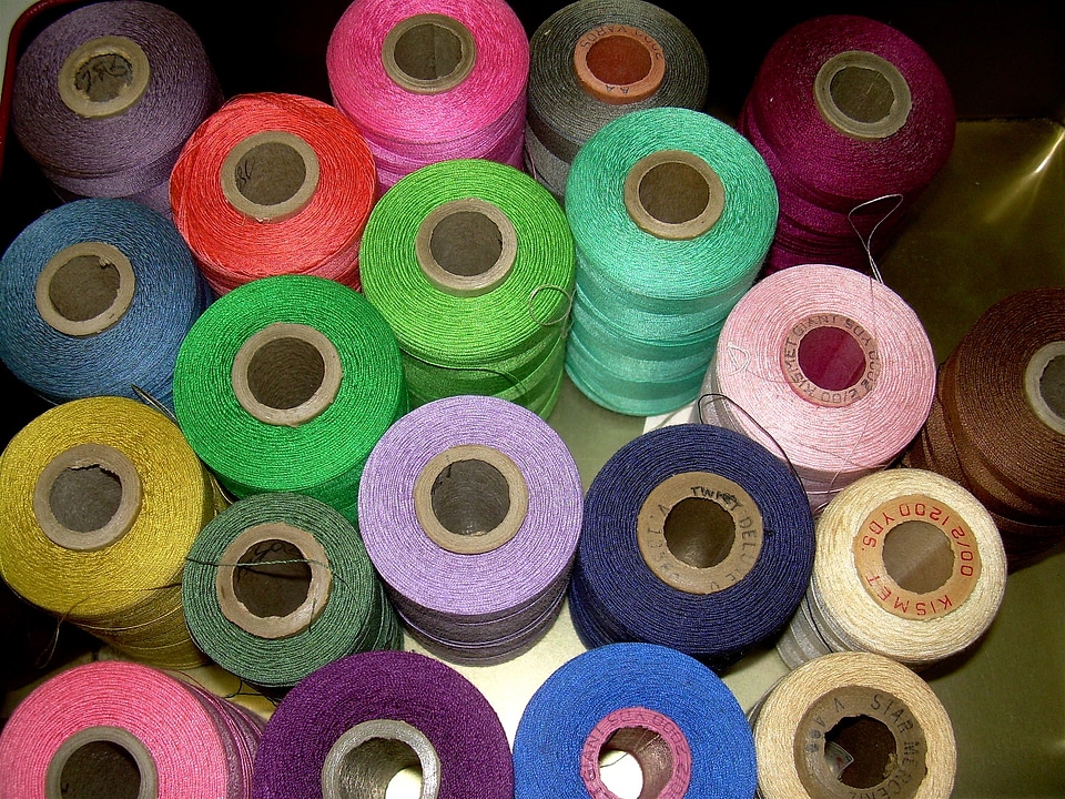 Colors cotton sewing