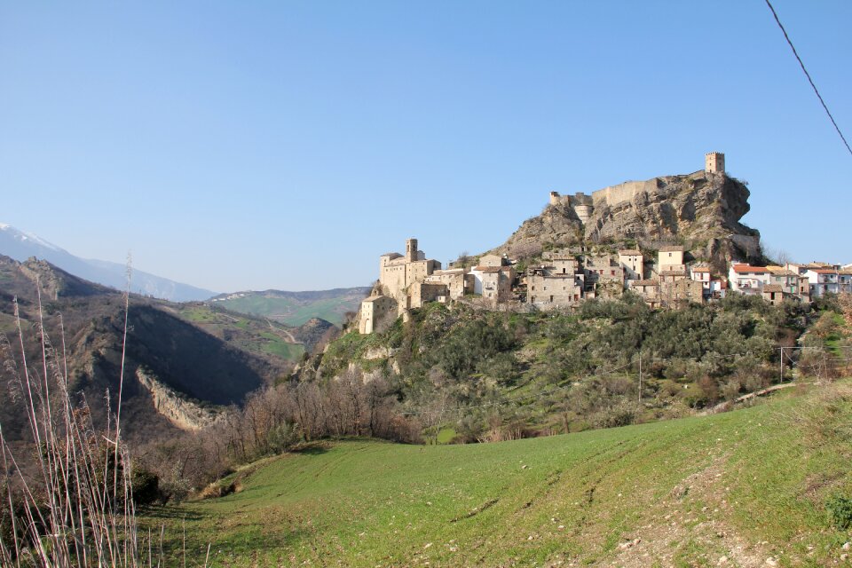 Castle roccascalegna medieval