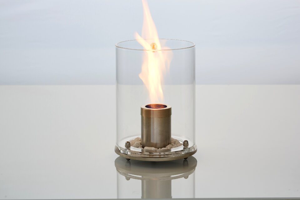 Windlight flame shining