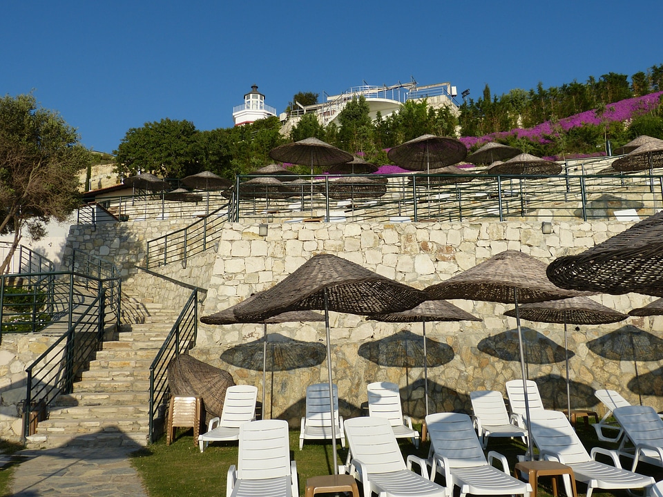 Holidays deck chair travel