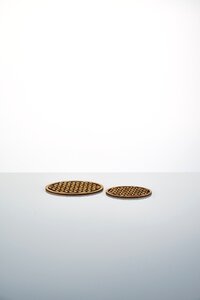 Flower of life plywood laser cutting