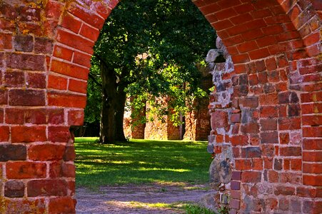 Greifswald monastery ruins background photo