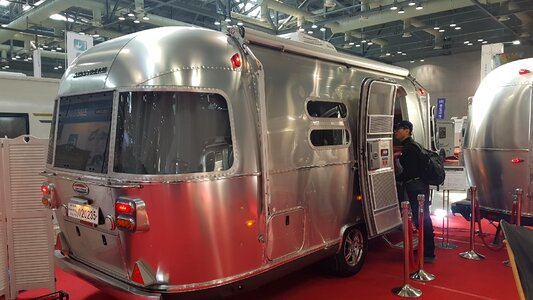 Motorhome air stream camping