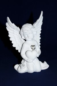 Figure decoration angel wings photo