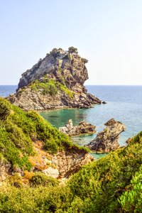 Ayios ioannis rock coast photo