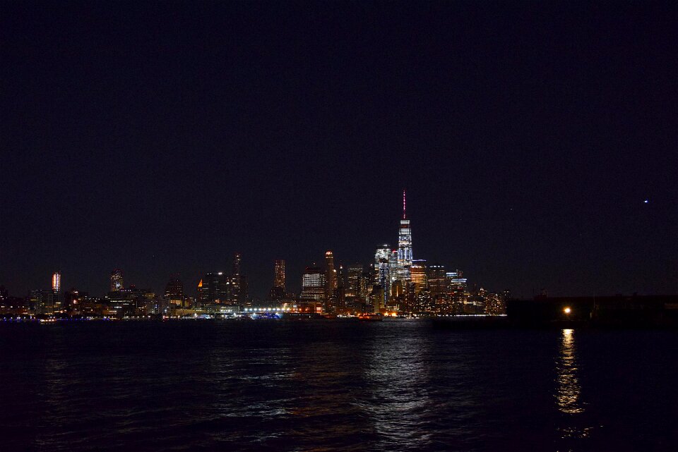 New york city skyline urban manhattan photo